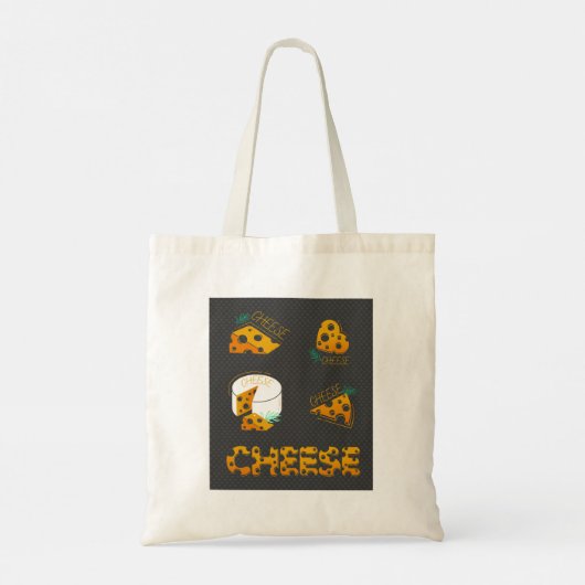 Kaas in stukken tote bag (Achterkant)