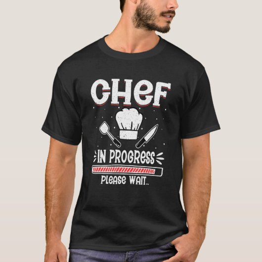 Kaas in uitvoering Cook Sous Chef Culinaire Cuisin T-shirt (Voorkant)