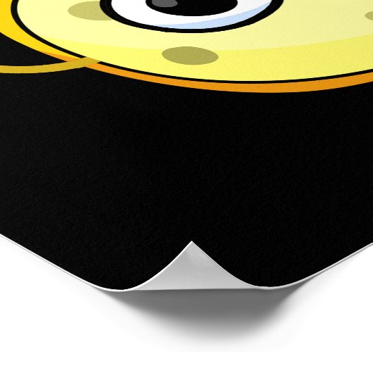 Kaas is grate grappig eten woordspeling donker BG Poster (Hoek)