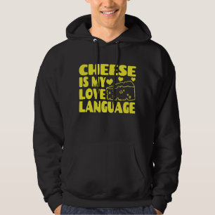 Kaas is mijn liefdestaal - Chesse Lovers Hoodie