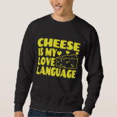 Kaas is mijn liefdestaal - Chesse Lovers Trui (Voorkant)