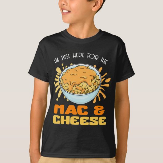 Kaas Kaas Liefhebber Voedsel Liefhebber Macaroni N T-shirt (Voorkant)