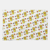 Kaas Kat Mouse Mice Kitchen Hand Towel Theedoek (Horizontaal)