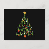 Kaas kerstboom - Koningin Koningin Knight Rook Briefkaart (Voorkant)