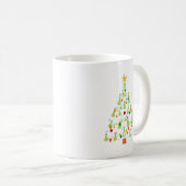 Kaas kerstboom - Koningin Koningin Knight Rook Cof Koffiemok (Voorkant rechts)