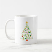 Kaas kerstboom - Koningin Koningin Knight Rook Cof Koffiemok (Links)
