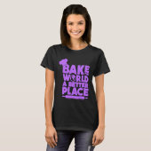 Kaas - Klassieke Funny Baking Rolling Chefs Pet T-shirt (Voorkant volledig)