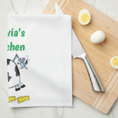 Kaas Koe Mouse Kitchen Hand Towel Theedoek (Quarter Fold)
