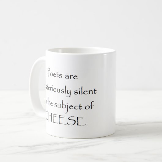 kaas koffiemok (Voorkant links)