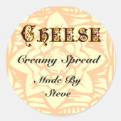 Kaas  Kunst Custom Sticker (Voorkant)