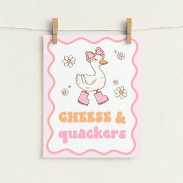 Kaas & Kwakkers Dwaze Gans Tafelbord Poster