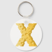 Kaas Letter X Sleutelhanger (Achterkant)