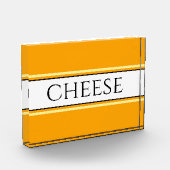 KAAS Leuk Helder Gouden Gele Witte Strepen Fotoblokken (Links)