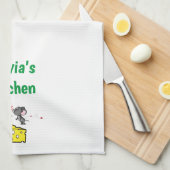 Kaas liefdesharten Mouse Kitchen Handhanddoeken Theedoek (Quarter Fold)