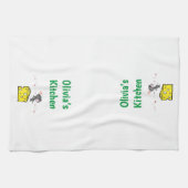 Kaas liefdesharten Mouse Kitchen Handhanddoeken Theedoek (Horizontaal)