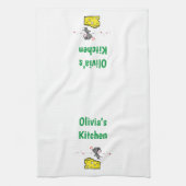 Kaas liefdesharten Mouse Kitchen Handhanddoeken Theedoek (Verticaal)