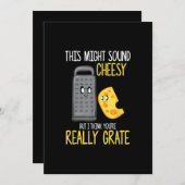 Kaas Liefhebber Cute Voedsel Grapje Kaasfeest Kost Feestdagenkaart (Voorkant / Achterkant)