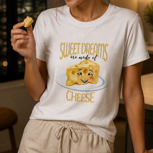 Kaas Liefhebbers Gek Tri-Blend Shirt