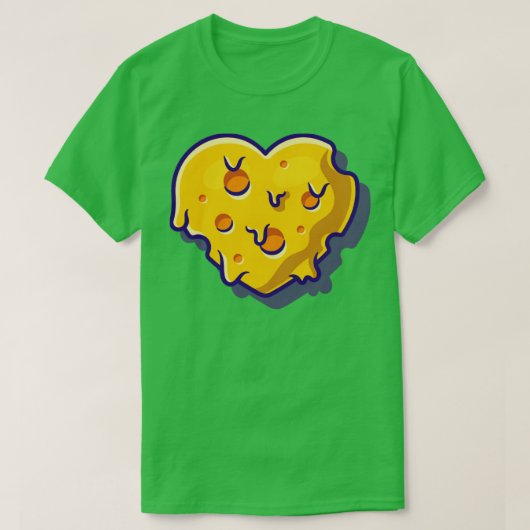 Kaas Love Melted Cartoon T-shirt (Design voorkant)