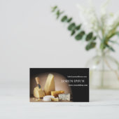 Kaas Manager Winkelen Verkoop Voedsel Tasty Frans Visitekaartje (Staand voorkant)