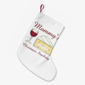 Kaas met Kerstmis rode wijn van mammie Kleine Kerstsok (Voorkant (Hangend))