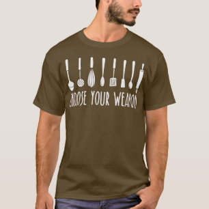 Kaas met kookgereedschap voor de keuken t-shirt