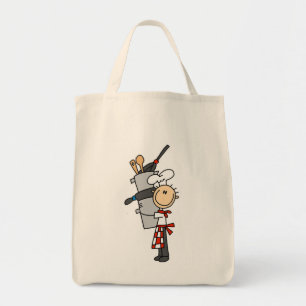 Kaas met potten en blikken tote bag