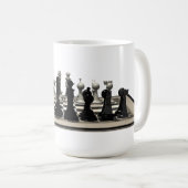 Kaas met schaakstukken: koffiemok (Voorkant rechts)