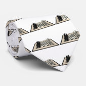 Kaas met schaakstukken: stropdas (Opgerold)