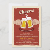Kaas met uitnodiging tot het geven van goede biert (Voorkant)