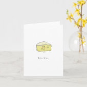 Kaas Mijn Valentijnskaart Kaart (Gele Bloem)