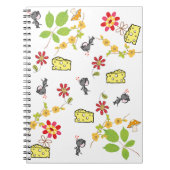 Kaas Muis Bloem Notebook Notitieboek (Voorkant)