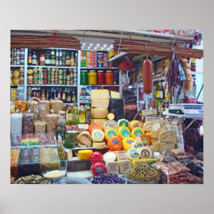 Kaas, olijven en noten poster