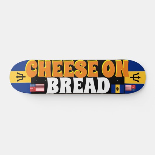 KAAS OP BROOD JMT BARB 7 3/4" Skateboard Deck (Horizontaal)