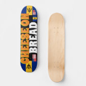 KAAS OP BROOD JMT BARB 7 3/4" Skateboard Deck (Voorkant)