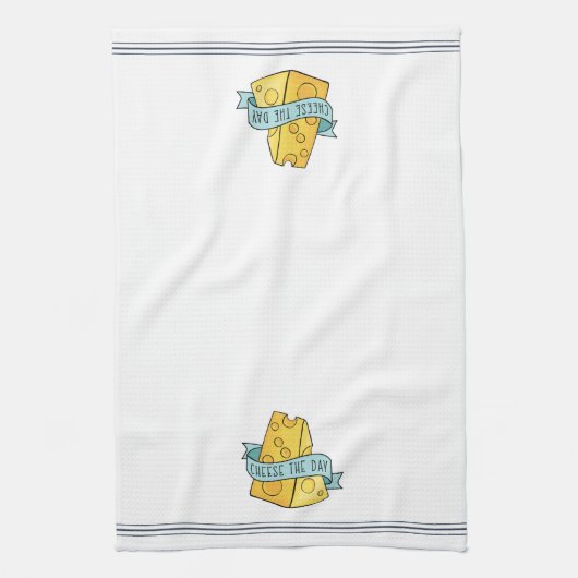 Kaas op de dag van de gier theedoek (Verticaal)