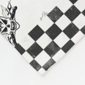 Kaas op de huid en op de huid fleece deken (Hoek)