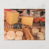 Kaas op een markt briefkaart (Voorkant)
