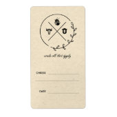 Kaas | Oude boerderij geit schaap koe Etiket (Voorkant)