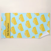 Kaas — Personaliseer je met naam/Initiaal Strandlaken (Voorkant)