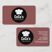 Kaas Pet Circle - Dark Red 955251 Visitekaartje (Voorkant / Achterkant)