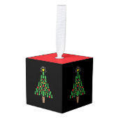 Kaas Piece-kerstboom Decoratie (Voorkant hoekig)