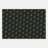 Kaas Piece-kerstboom Inpakpapier Vel (Voorkant 3)