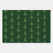 Kaas Piece-kerstboom Inpakpapier Vel (Voorkant)