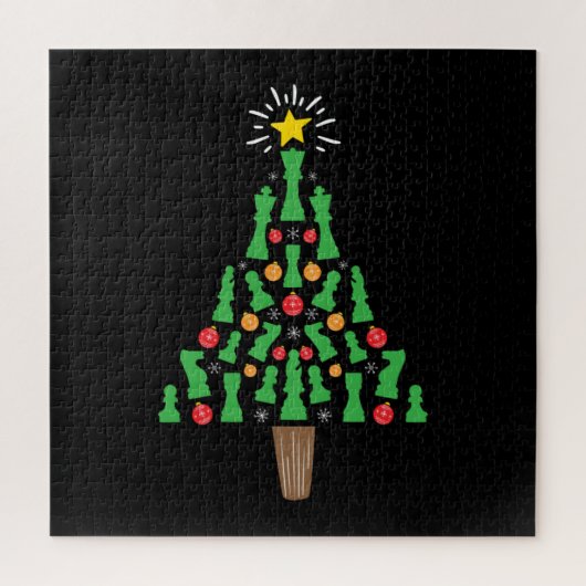 Kaas Piece-kerstboom Legpuzzel (Verticaal)