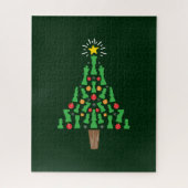Kaas Piece-kerstboom Legpuzzel (Verticaal)