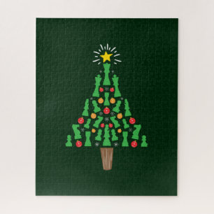 Kaas Piece-kerstboom Legpuzzel