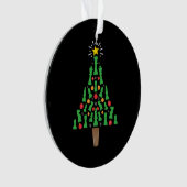 Kaas Piece-kerstboom Ornament (voorkant)