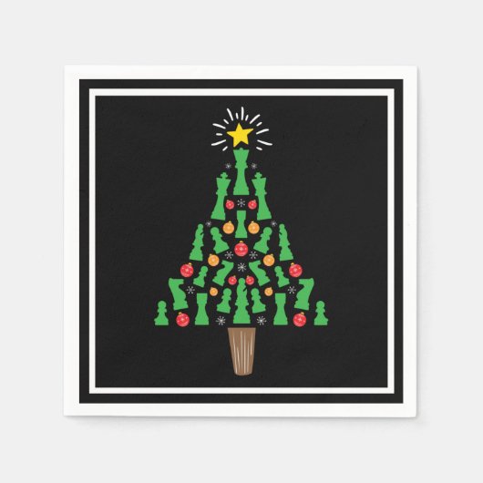 Kaas Piece-kerstboom Servet (Voorkant)