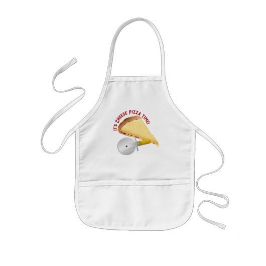 Kaas Pizzadag Kinder Schort (Voorkant)